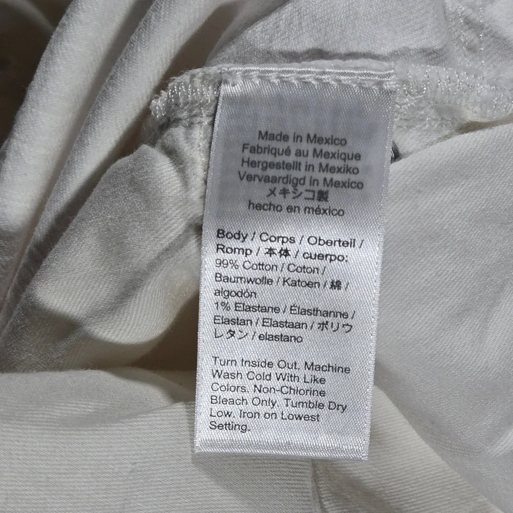 J.Crew Curvy Slim Wide Leg Jeans‎ White Denim High Rise BX828 Size 34 NEW